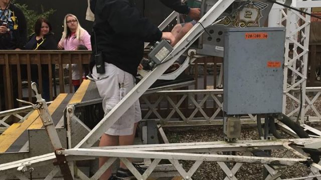 Robbie at the controls of the Ferris Wheel on July 3rd, 2016.