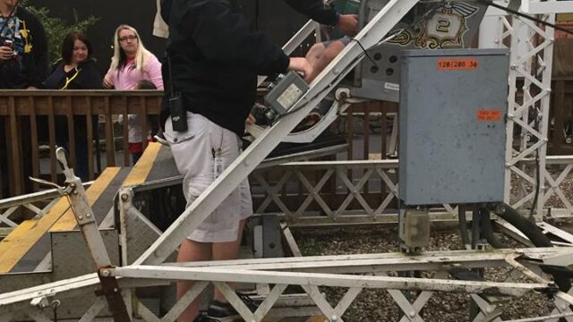 Robbie at the controls of the Ferris Wheel on July 3rd, 2016.